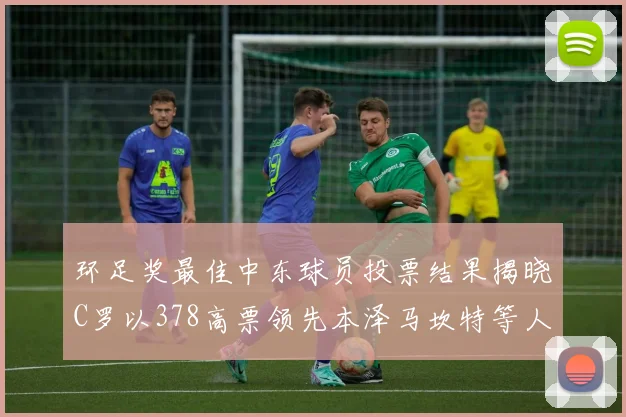 环足奖最佳中东球员投票结果揭晓C罗以378高票领先本泽马坎特等人